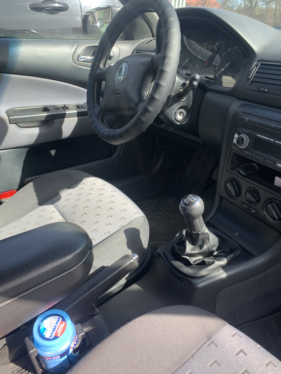 Чехол с ручкой на МКПП — Skoda Octavia A4 Mk1, 1,6 л, 2003 года ...