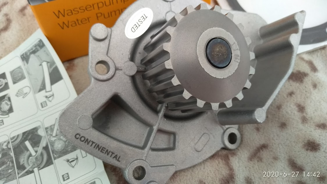 Установил комплект ГРМ Contitech CT1091WP1 — Ford Mondeo IV, 2 л, 2010 ...