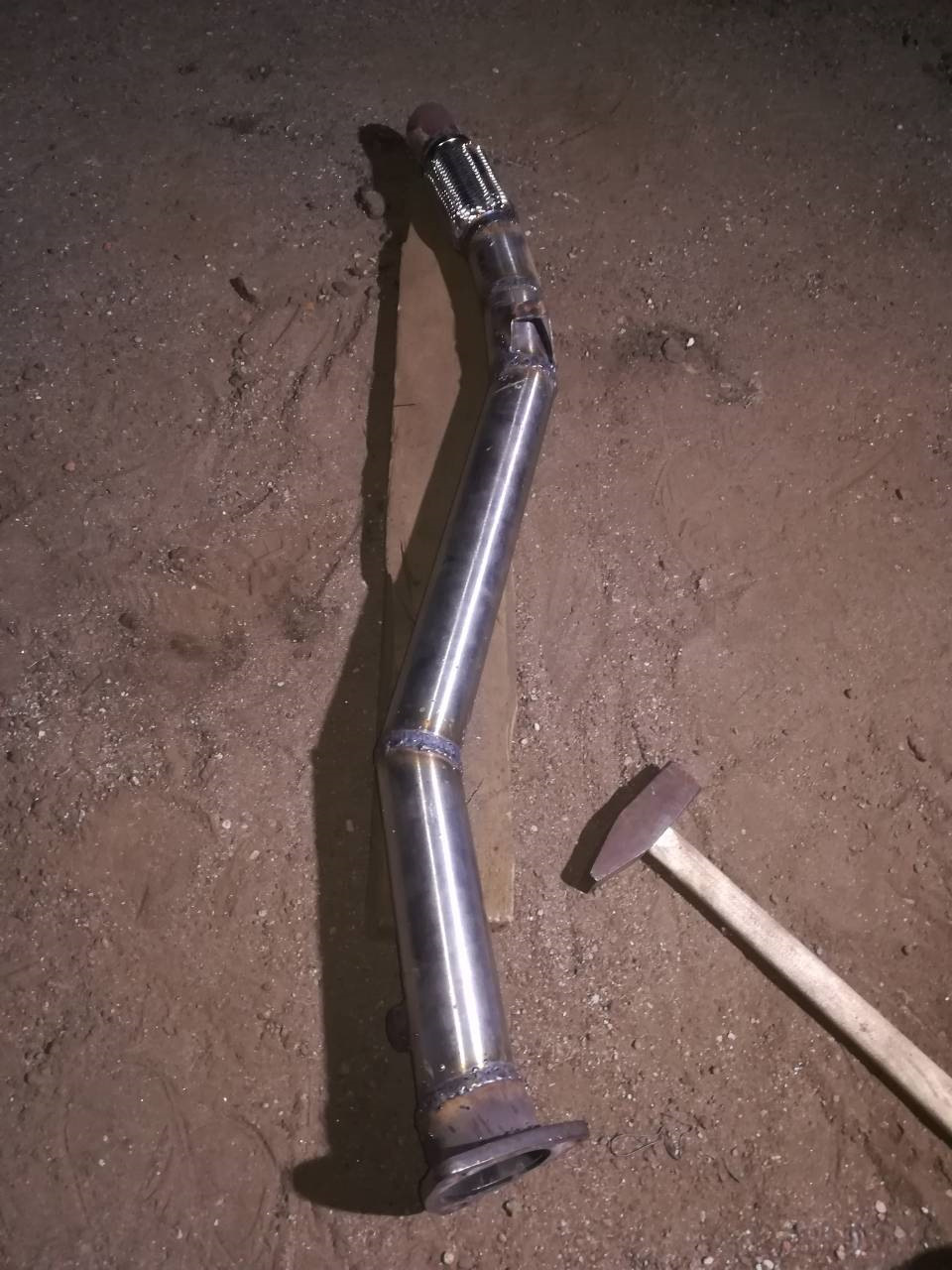 Даунпайп — Audi A4 (B5), 1,8 л, 2000 года | своими руками | DRIVE2