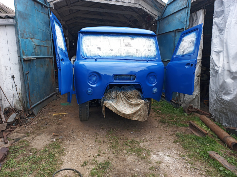 Покраска головастика — УАЗ 3303, 2,4 л, 1998 года | своими руками | DRIVE2