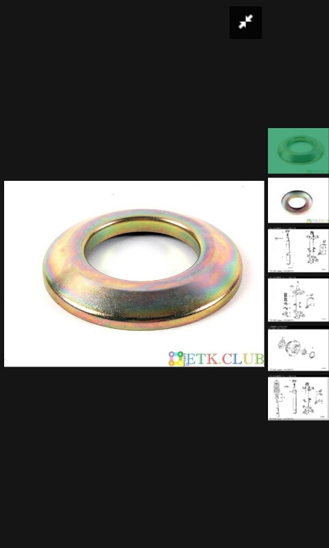 Размеры пыльника переднего ступичного подшипника (асимметрия) — BMW 5 ...