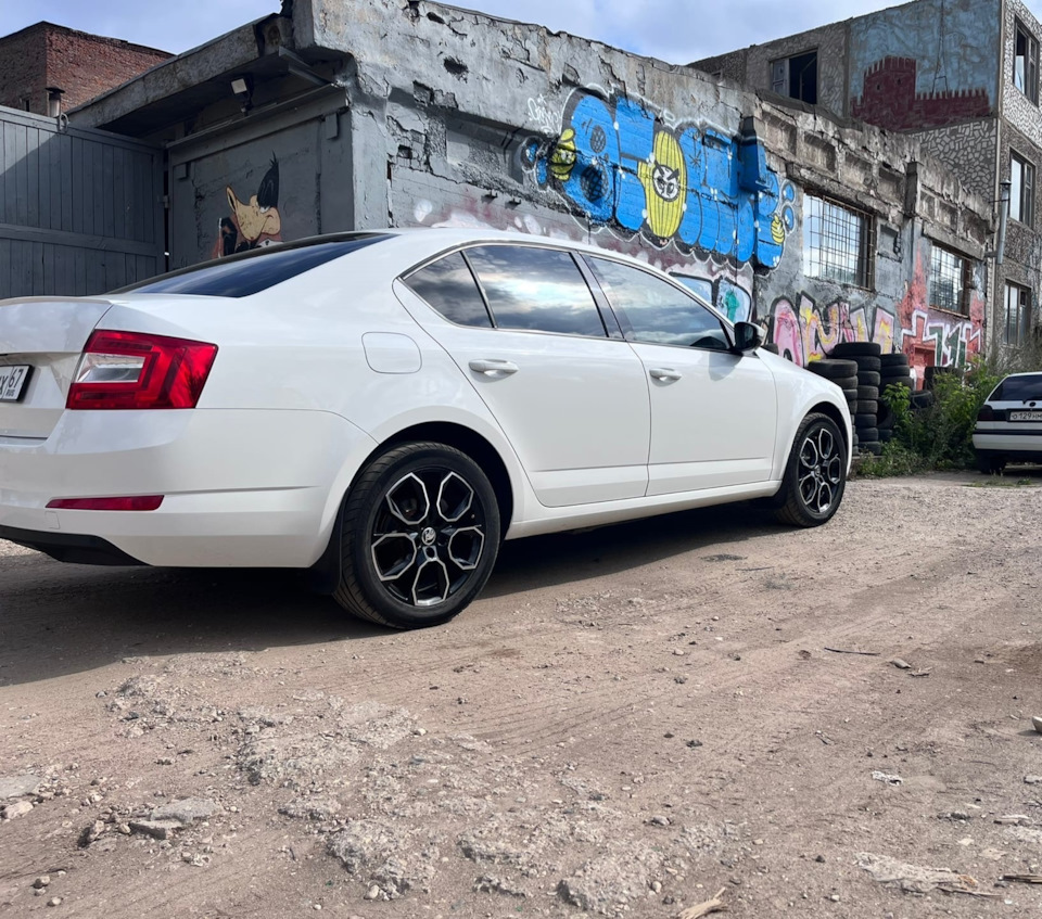 #16 — Лип спойлер — Skoda Octavia A7 Mk3, 0,5 л, 2015 года | аксессуары ...