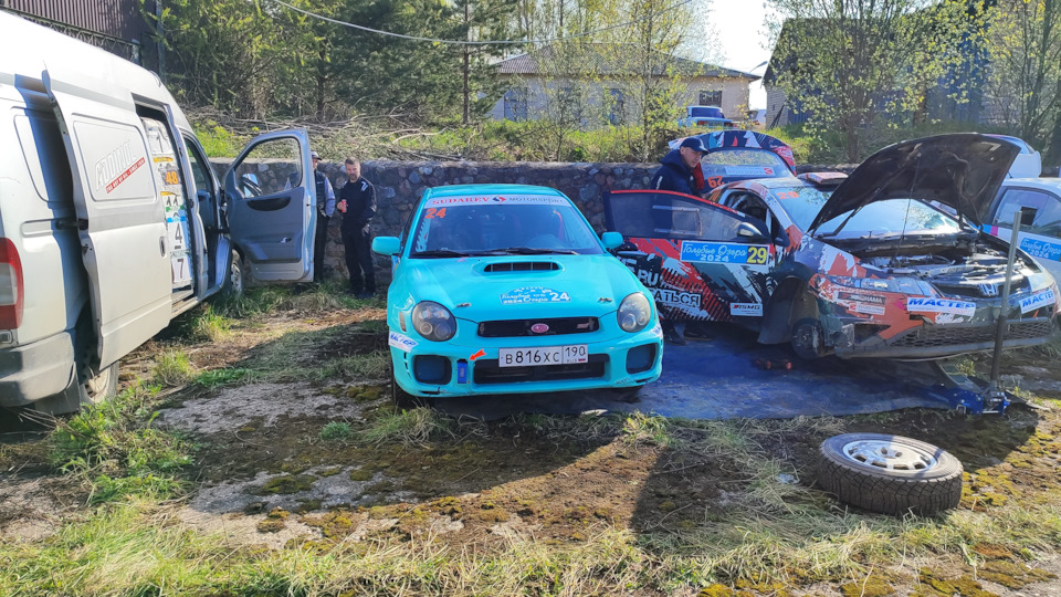 перед стартом — Subaru Impreza WRX STI (GD)