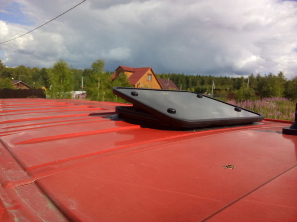 Люк в крышу Renault Trafic — Renault Trafic (2G), 2 л, 2005 года ...