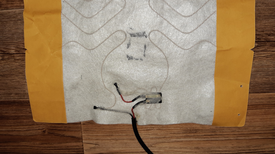 Так было установлено термореле в подогревах. — Lada Vesta SW (1G)