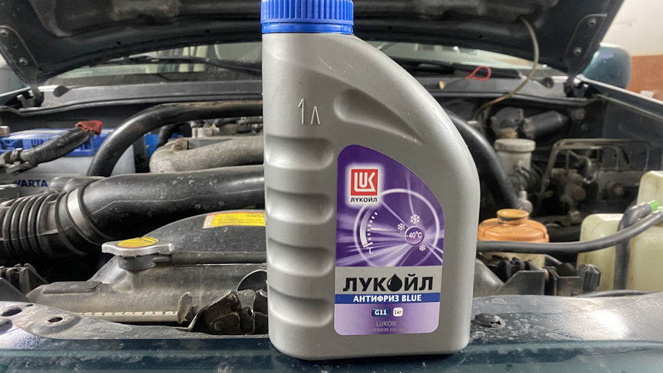 Антифориз Лукойл G11 Blue — Suzuki Grand Vitara (1G), 2,5 л, 1999 года ...