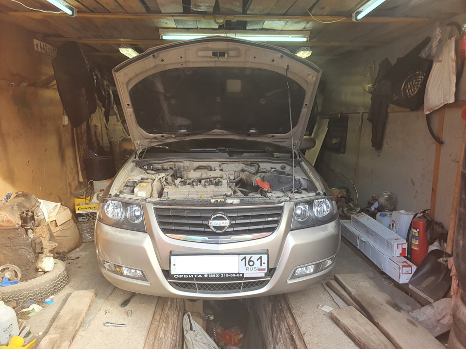 ТО-10 — Nissan Almera Classic (B10), 1,6 л, 2011 года | плановое ТО ...
