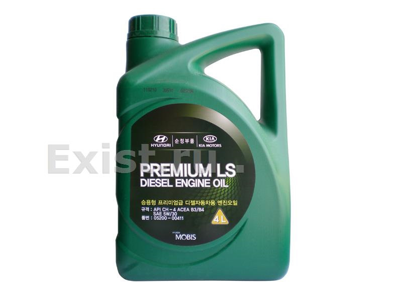 Оригинальное масло Hyundai-Кia, Premium LS diezel engine oil, попадос ...