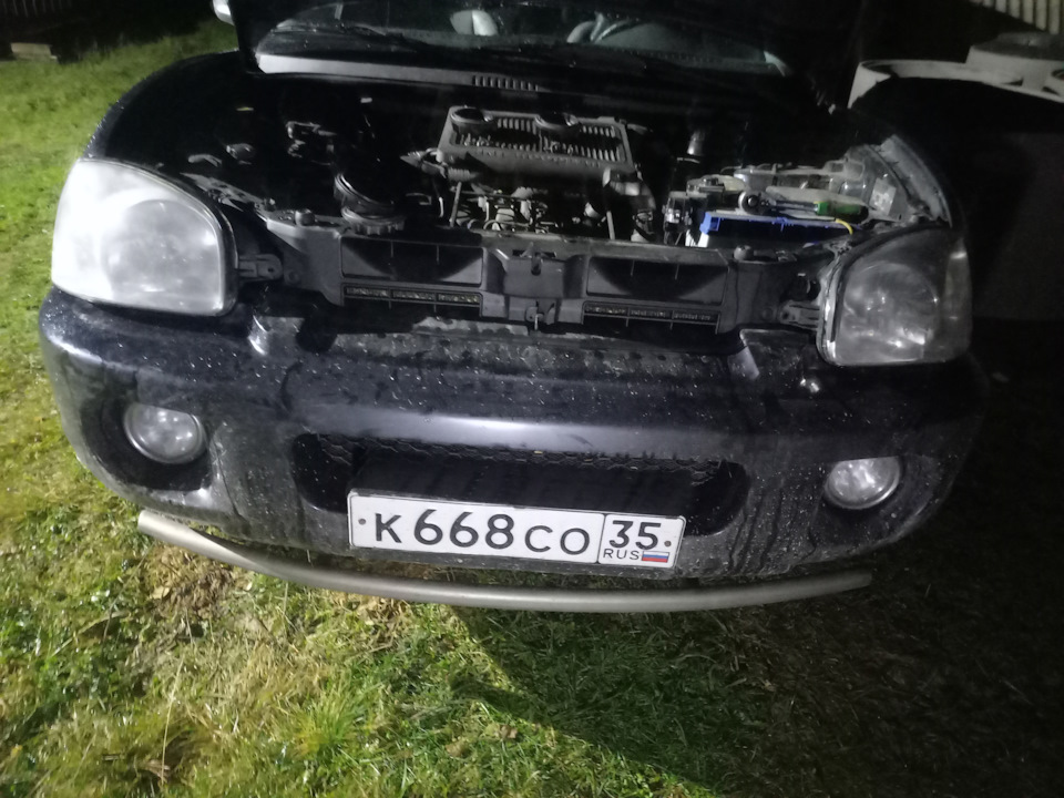 Не тухнут фары санта фе классик при выключении — Hyundai Santa Fe (1G ...