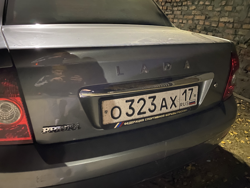 LADA на багажник — Lada Приора седан, 1,6 л, 2011 года | тюнинг | DRIVE2