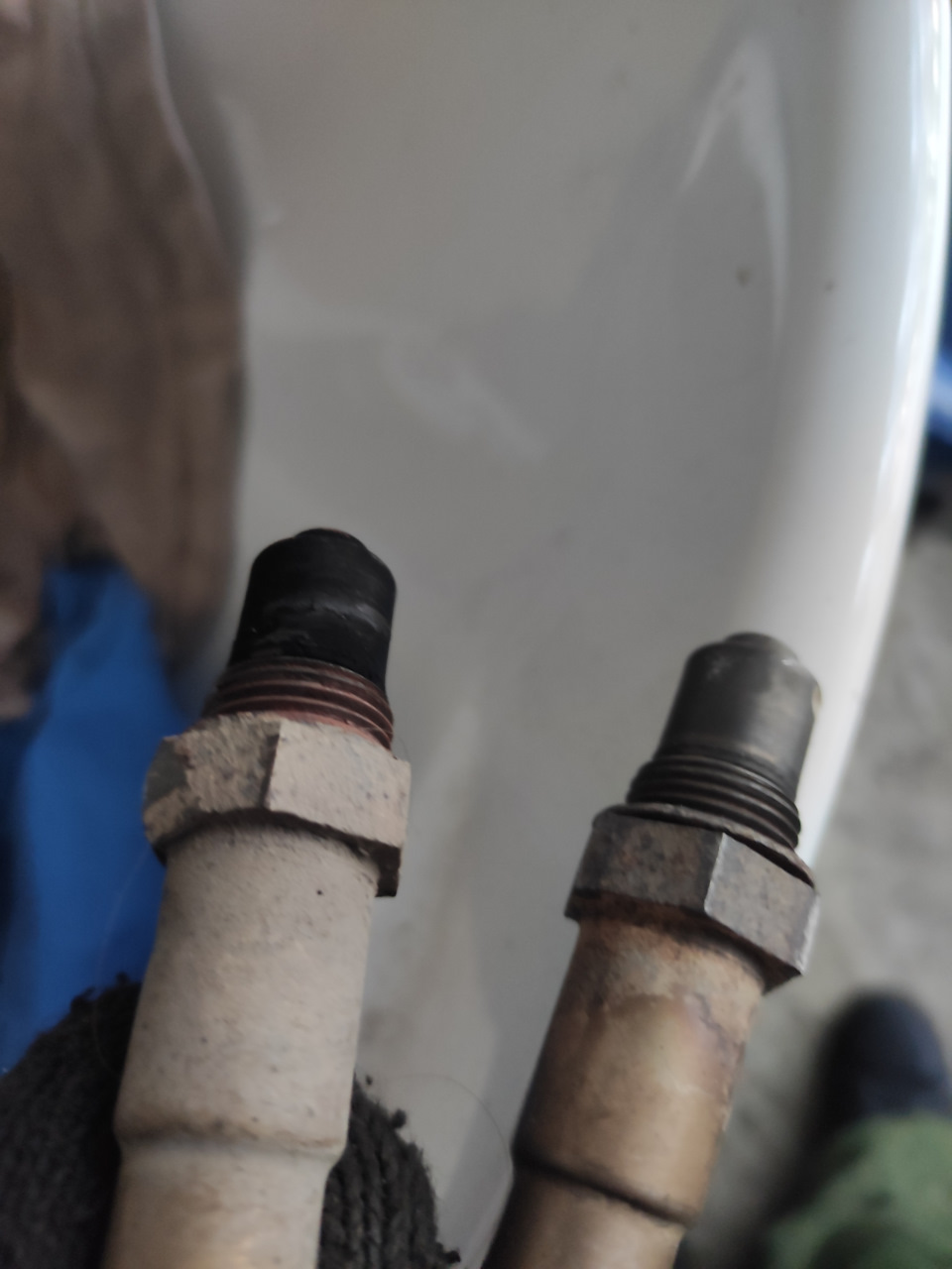 82 Замена Лямбда-зонд, ошибка бедная смесь P0171 P2187 — Lada Калина ...