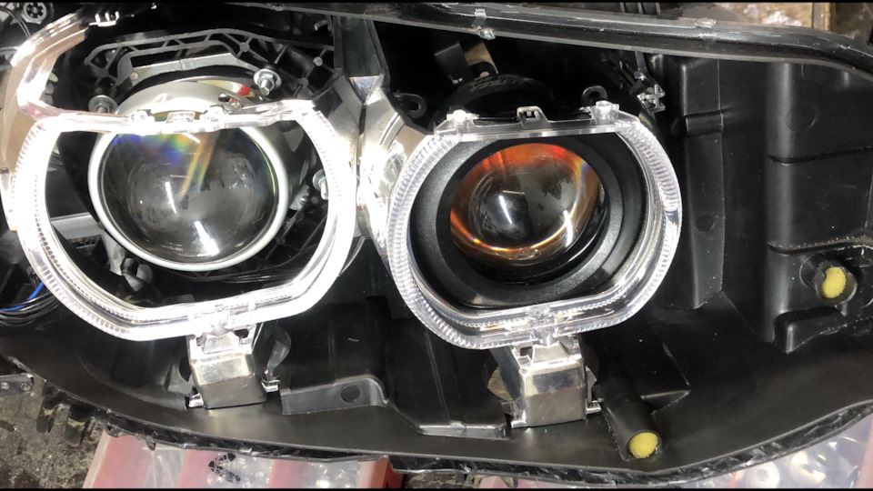 Лед (led) линзы в фары bmw f30 тюнинг фар — DRIVE2