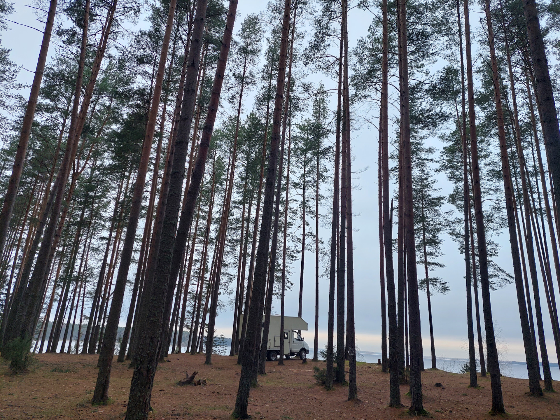 Первый выезд. Озеро Волго и внезапно северное сияние. — ГАЗ Газель 4X4 ...