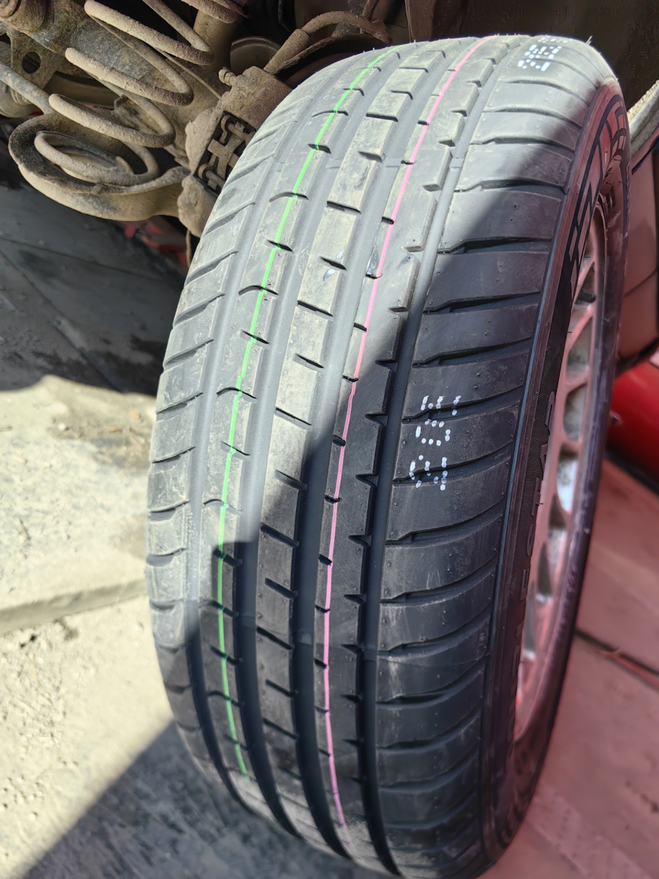 Новая летняя резина 205/60R15 вместо стоявшей 205/50R15 — Volvo 940, 2 ...