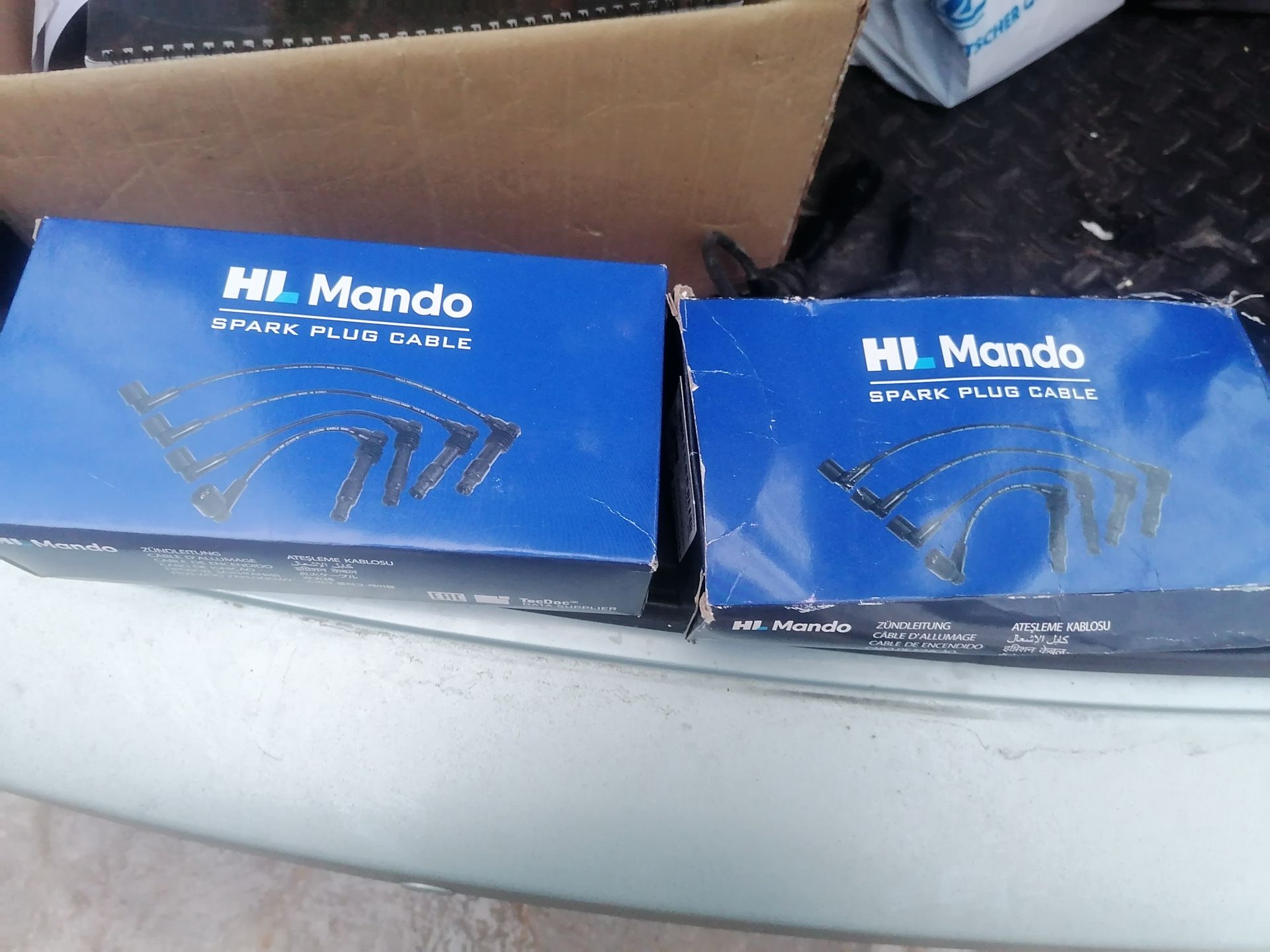 Замена высоковольтных проводов. — Hyundai Verna (MC), 1,4 л, 2008 года ...