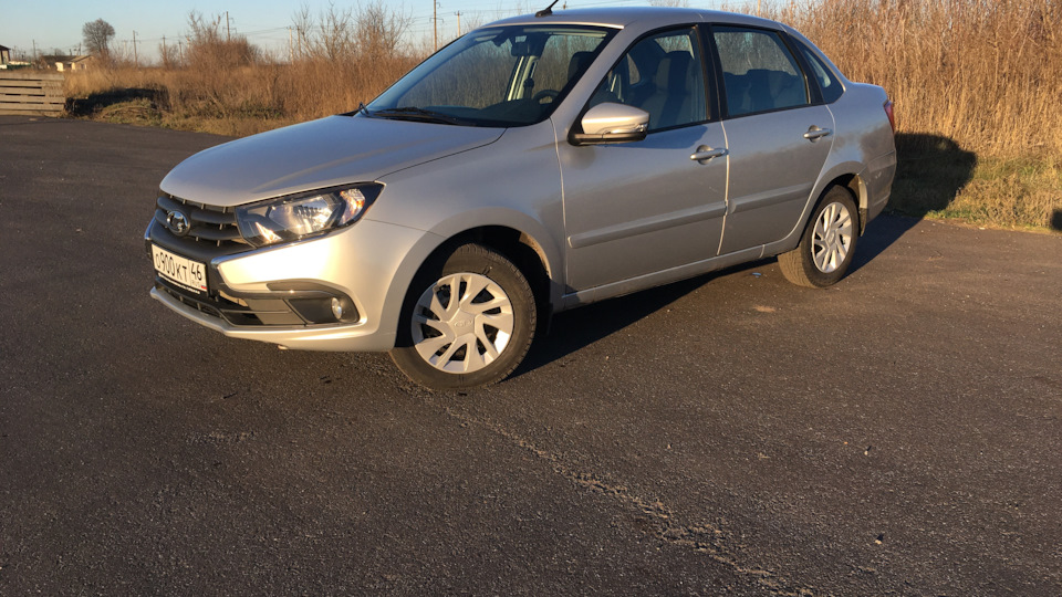 Lada Гранта (2G) FL 1.6 бензиновый 2018 | 106 л.с.,АМТ, максималка на ...