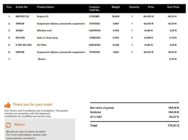 Фото в бортжурнале Citroen C5 (1G). Запчасти на фото: SP8128