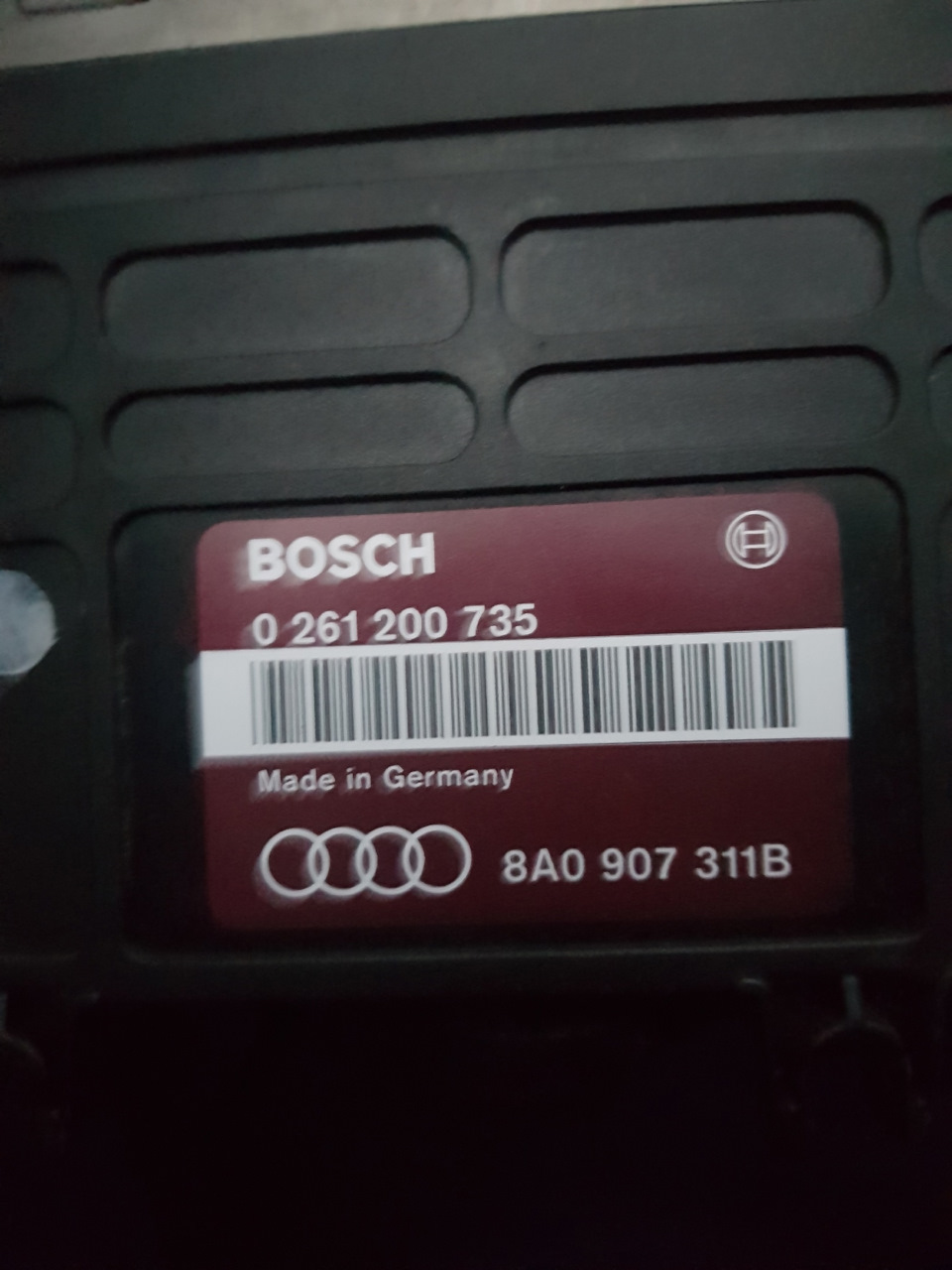 Замена ЭБУ — Audi 80 (B4), 2 л, 1993 года | электроника | DRIVE2