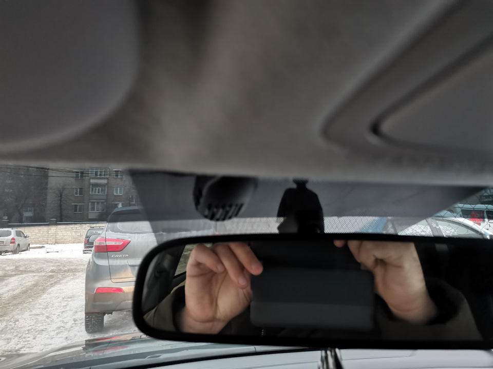 Тонировка полосы лобового стекла — KIA Cerato (4G), 1,6 л, 2020 года ...