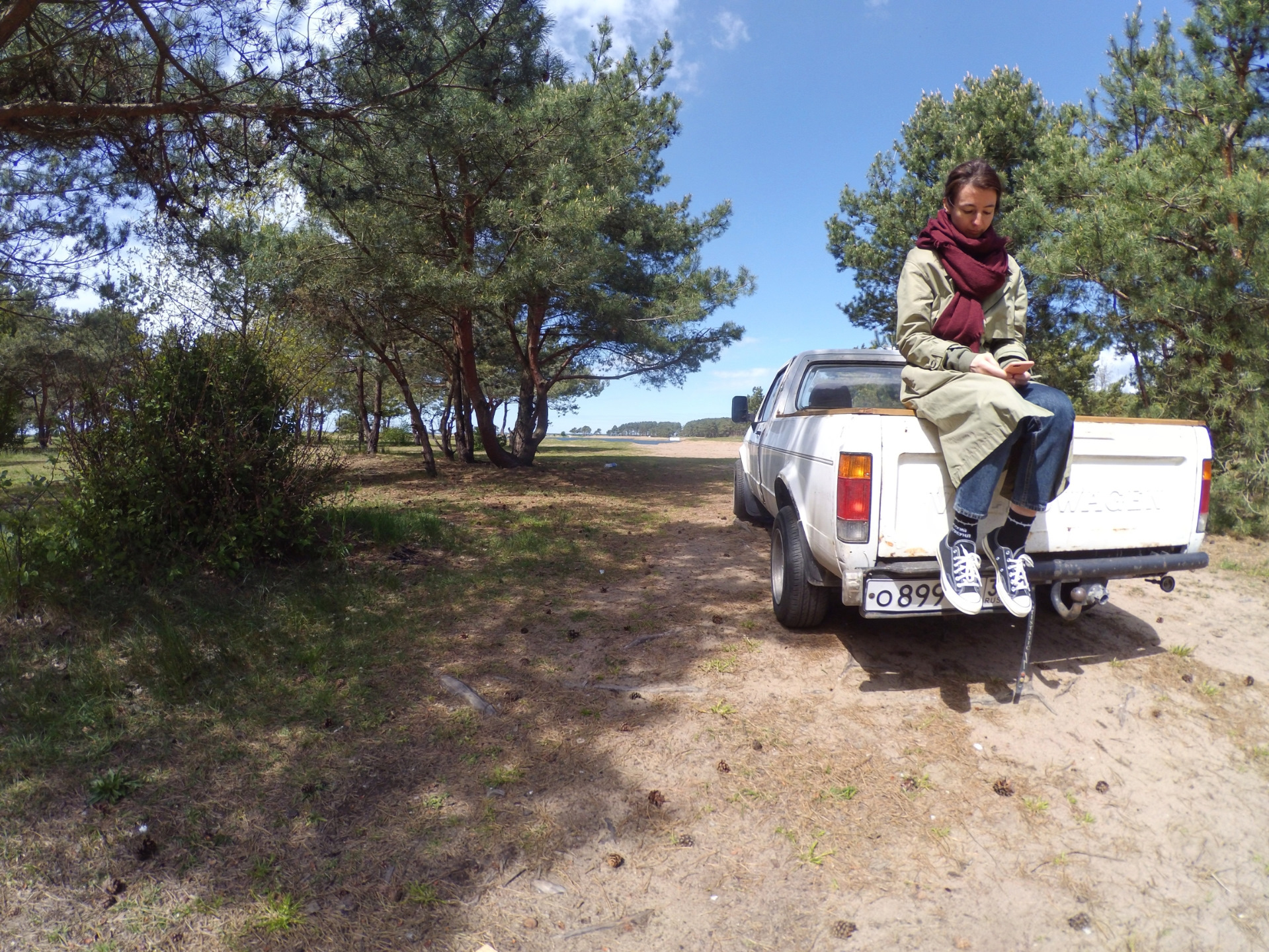 Сварка. Установка пневмы. Покраска. Переезд — Volkswagen Caddy (1G), 1 ...