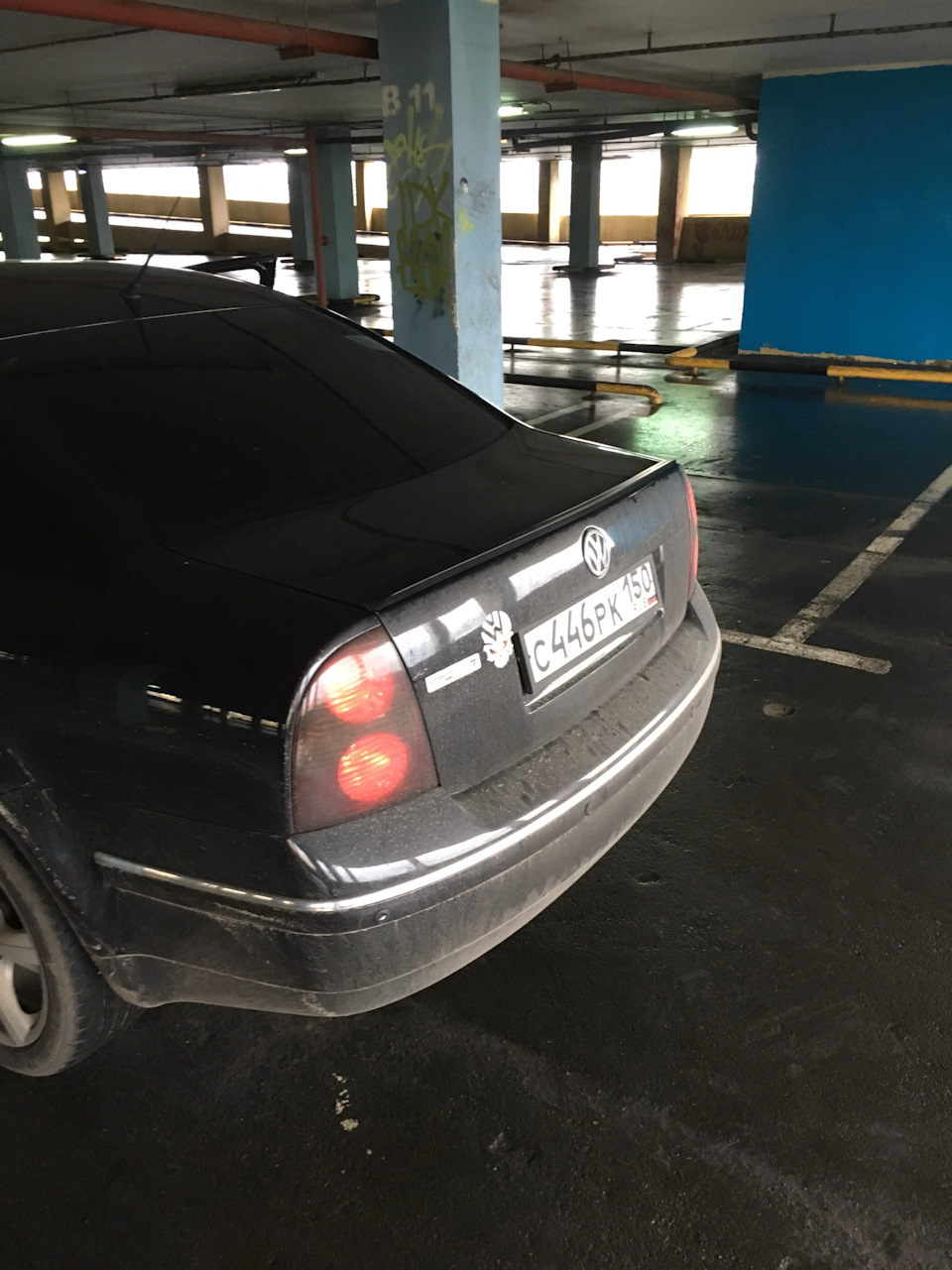 Лип спойлер — Volkswagen Passat B5, 1,8 л, 2004 года | тюнинг | DRIVE2
