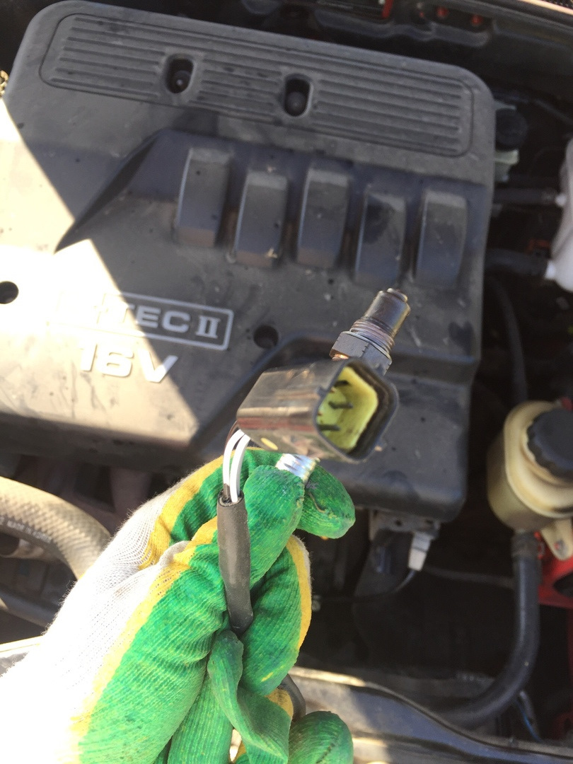 Заменил Датчик кислорода на Бош с ваз-2110 — Chevrolet Lacetti Sedan, 1 ...