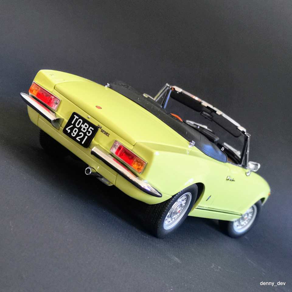 Fiat 124 Sport Spider BS1 (1970) — Sunstar Platinum, 1:18 — Сообщество  «Масштабные Модели» на DRIVE2