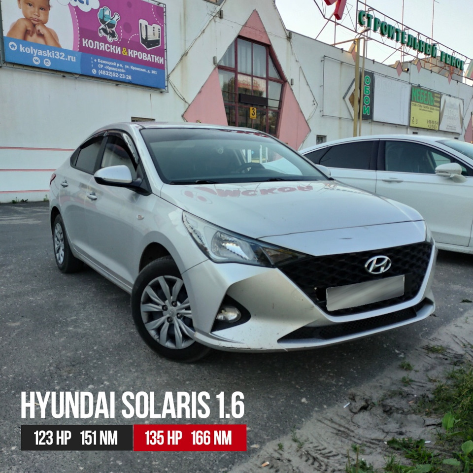 Чип-тюнинг Hyundai Solaris II 1.6 — ProChip32 на DRIVE2