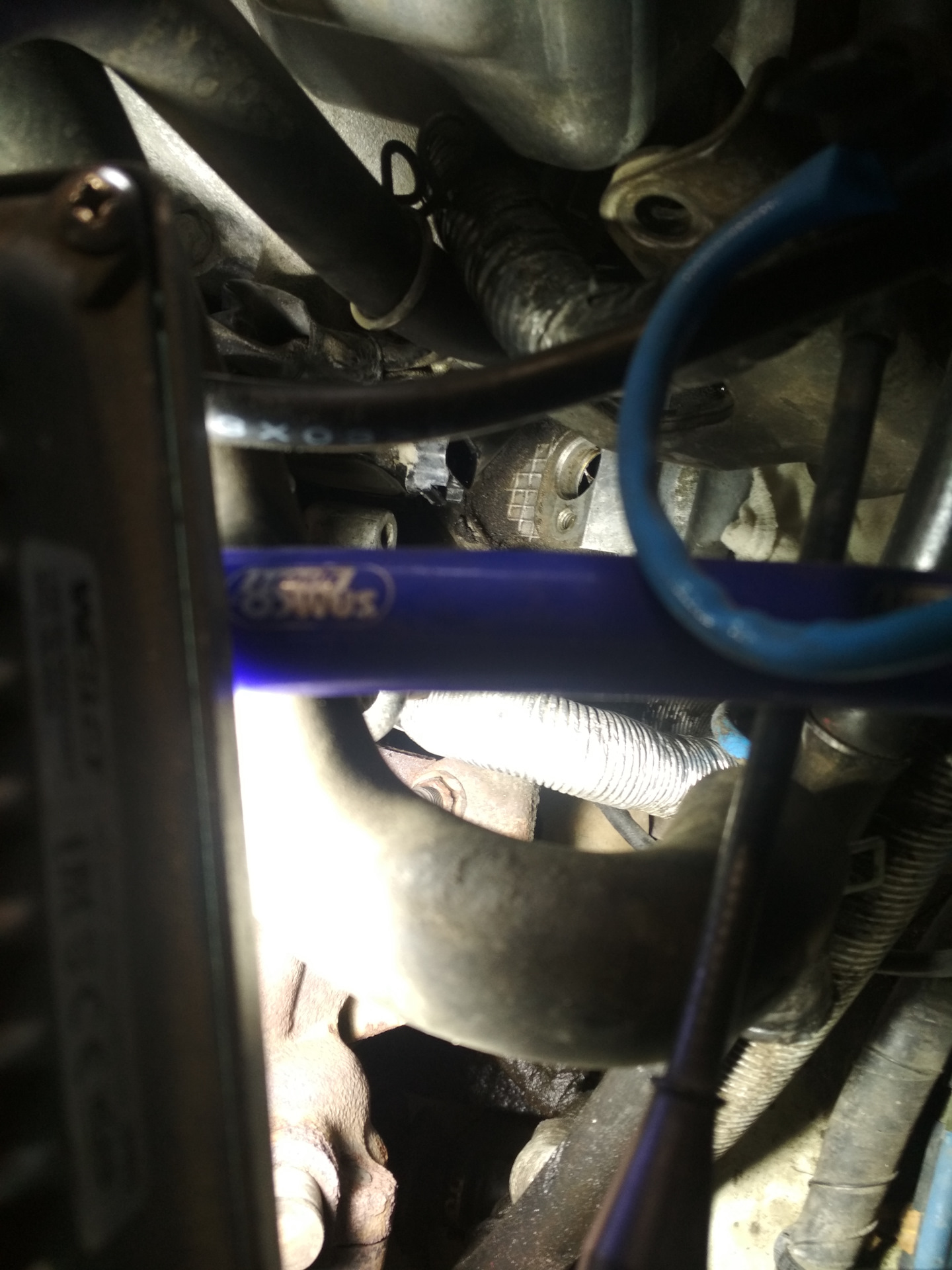 Датчик КВ правый и стойки стабов передние. — Subaru Forester (SG), 2 л ...