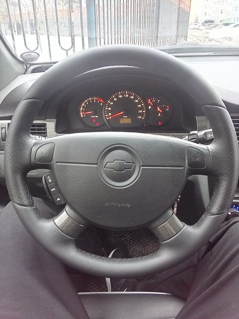 Пересвет приборной панели — Chevrolet Lacetti Sedan, 1,4 л, 2007 года ...