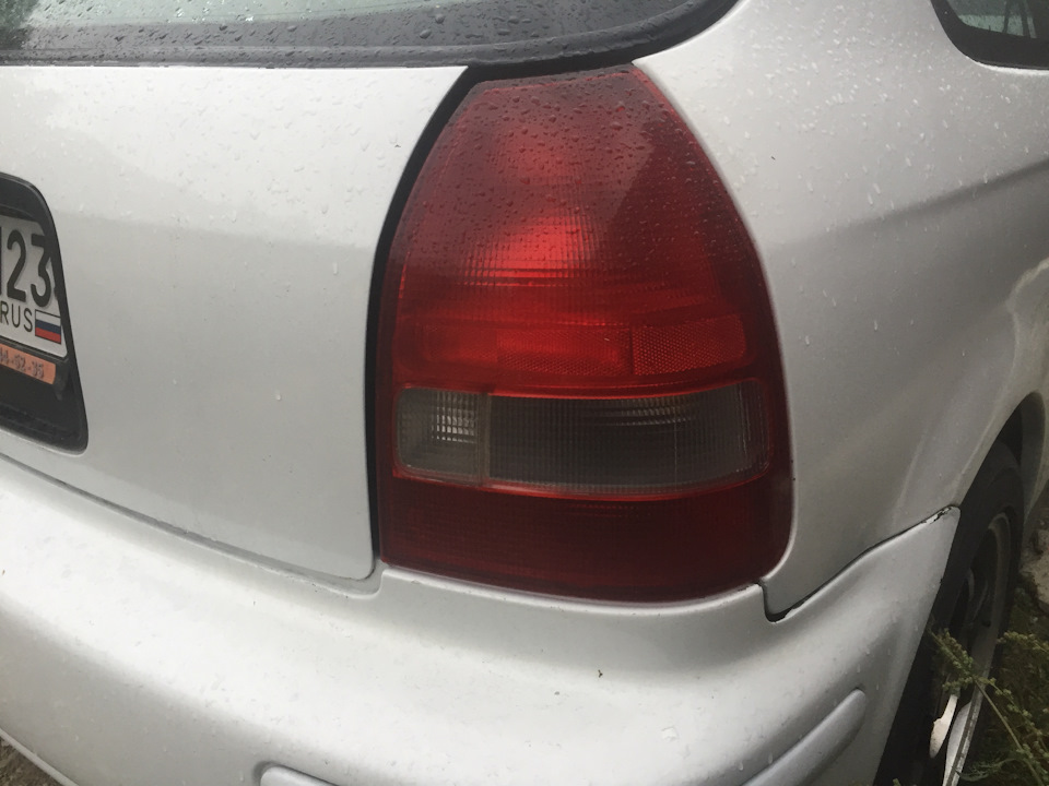 #8 — Рестайл стопы, верт. молдинги — Honda Civic Hatchback (6G), 1,4 л ...