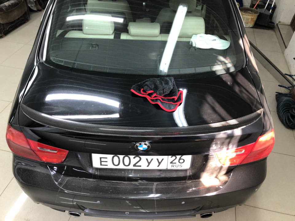 Спойлер на багажник — BMW 3 series (E90), 3 л, 2007 года | тюнинг | DRIVE2