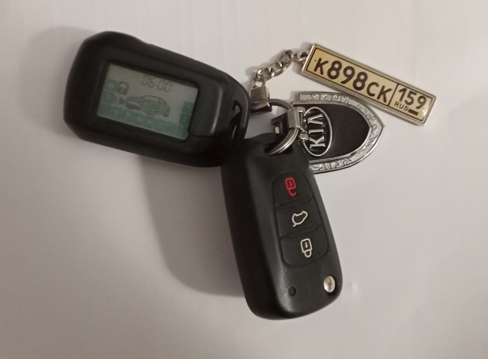 Замена чехла брелка сигнализации Starline A92 — KIA Rio (3G), 1,6 л ...