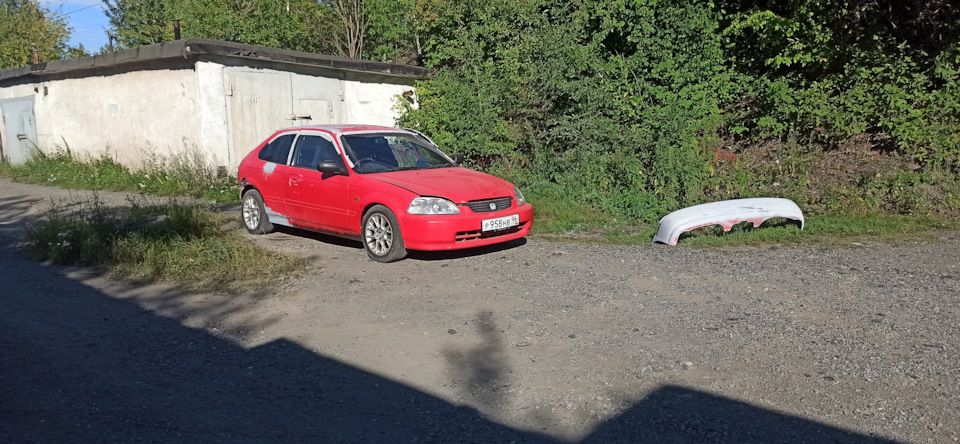 Покраска машины краской Arton classic red — Honda Civic Hatchback (6G ...