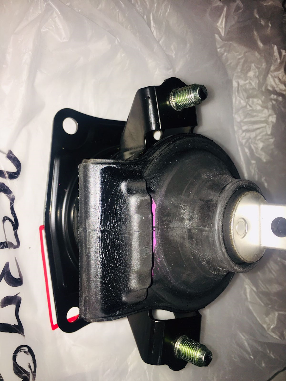 Замена рычаг передний левый верхний (рестайлинг ).Замена задней опоры ...