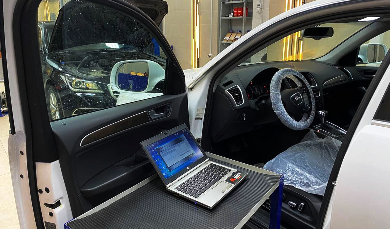 Сажа во впускном коллекторе Audi Q5 2.0 TDI на пробеге 99 тыс. км. Чип ...