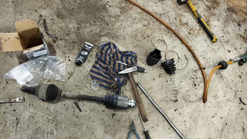 Борьба с вибрацией+ устранения течи масла + замена заднего фоноря ...