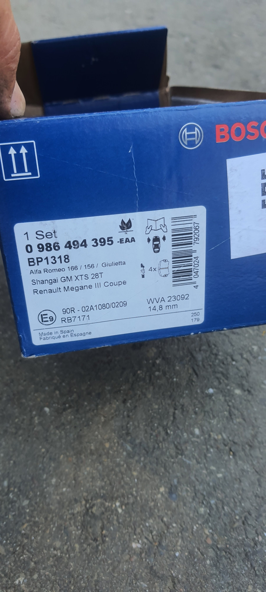 3 — Subaru Impreza WRX STI (GV/GR). Found on photo: 0986494395, BP1318, Z3092