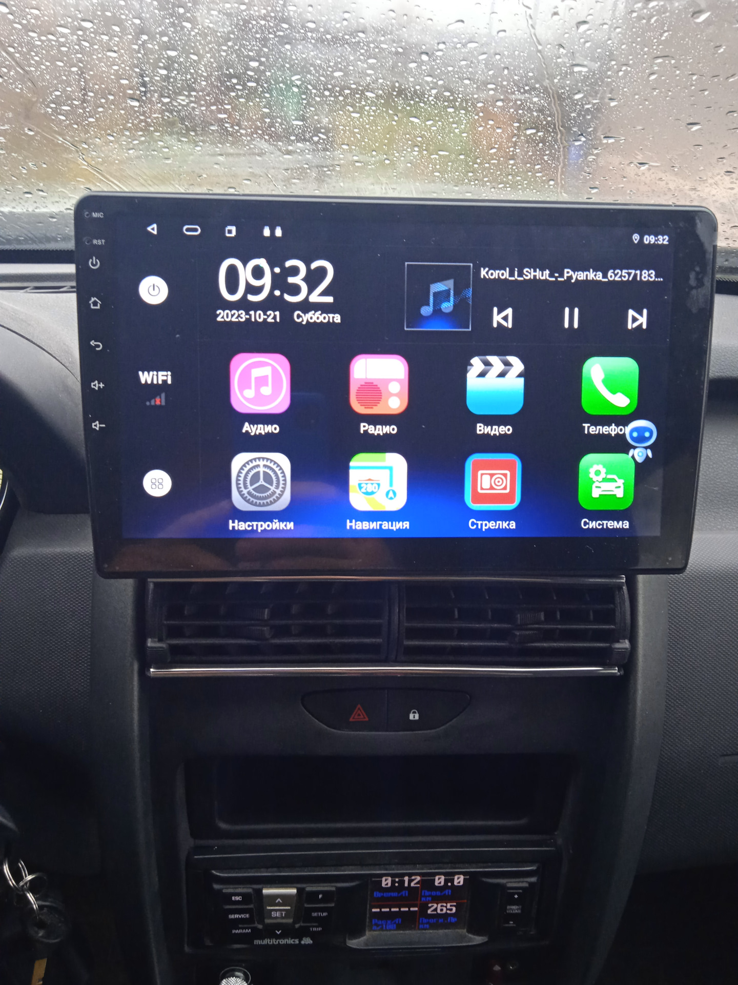 Установка андроид магнитолы 10.1 дюймов в Дастер. Финал. — Renault ...