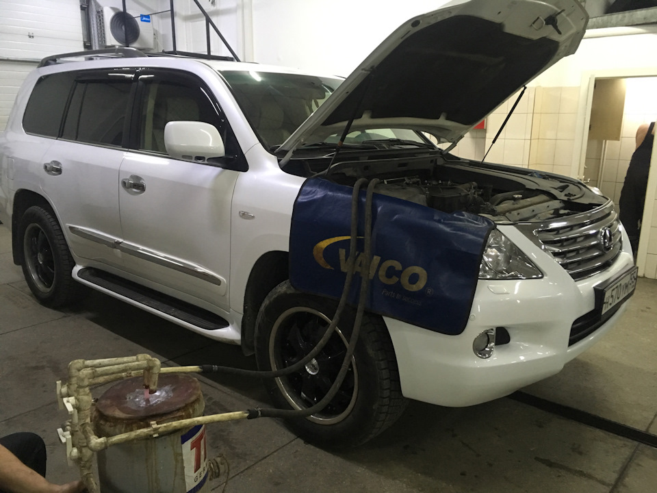 Промывка печек без снятия — Lexus LX (URJ200/URJ201), 5,7 л, 2008 года ...