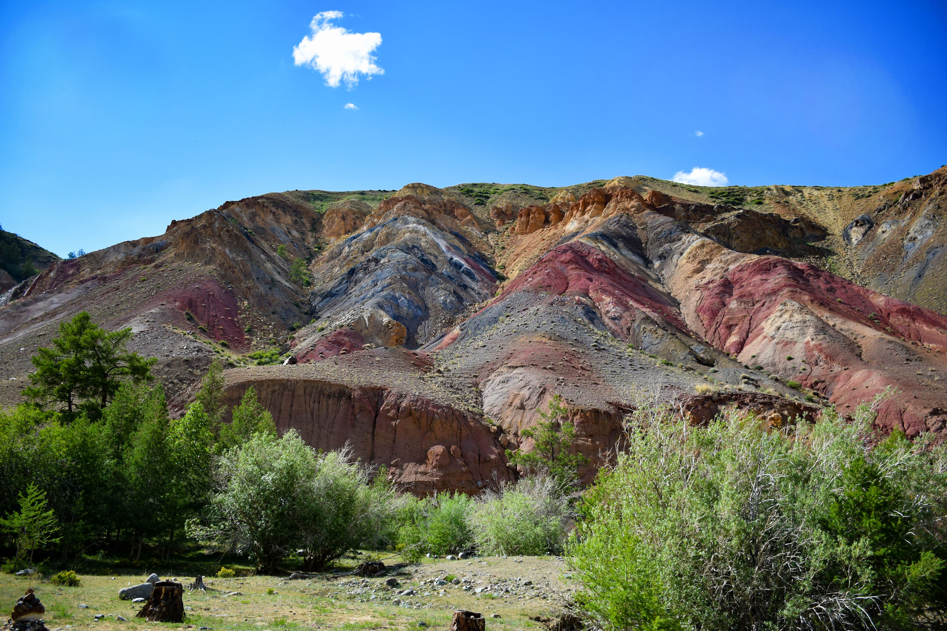 Марсианские горы в горном алтае фото