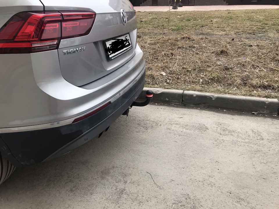 Фаркоп на тигуан — Volkswagen Tiguan (2G), 2 л, 2018 года | аксессуары ...