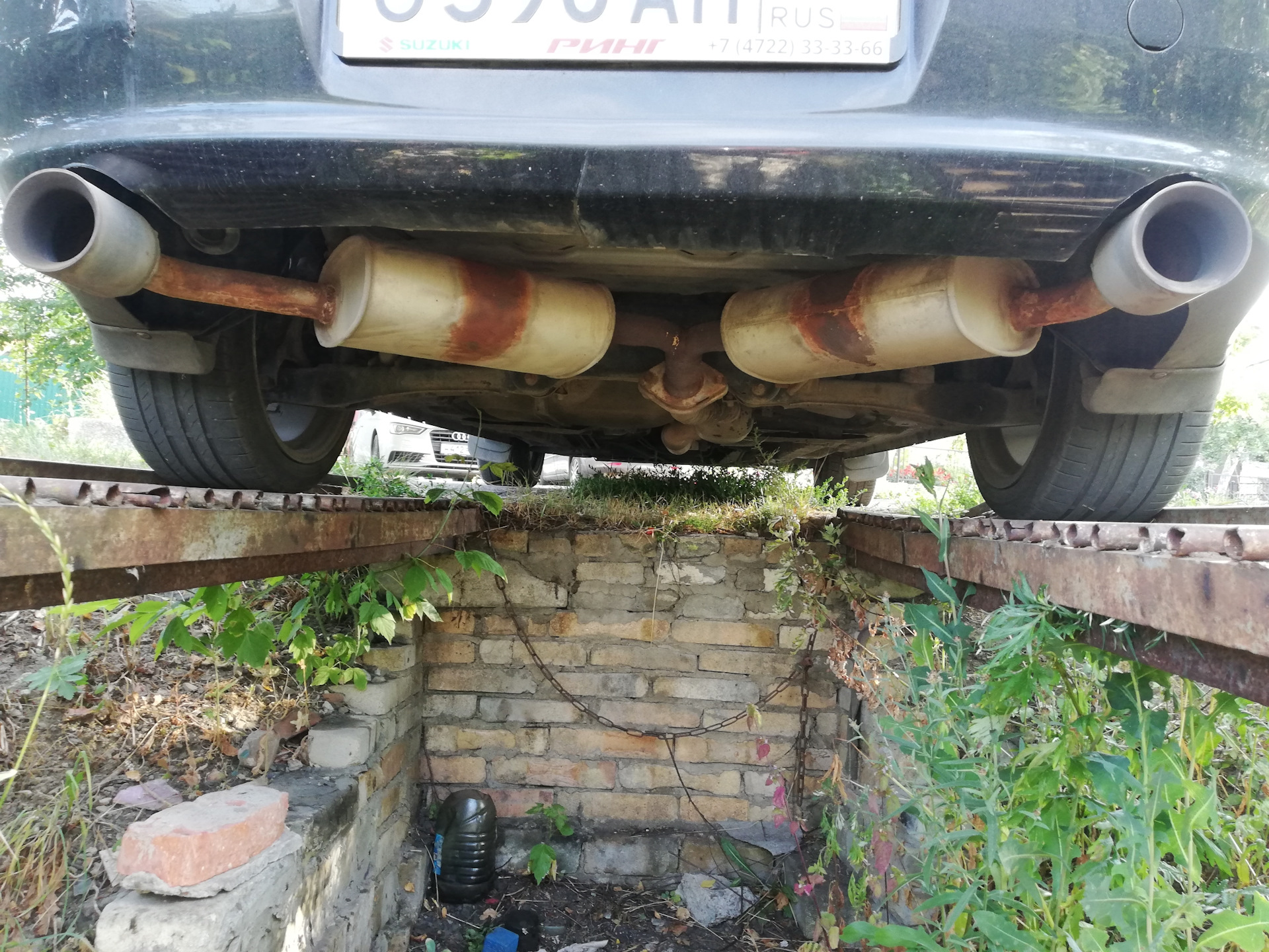 Чем покрасить выхлопную трубу