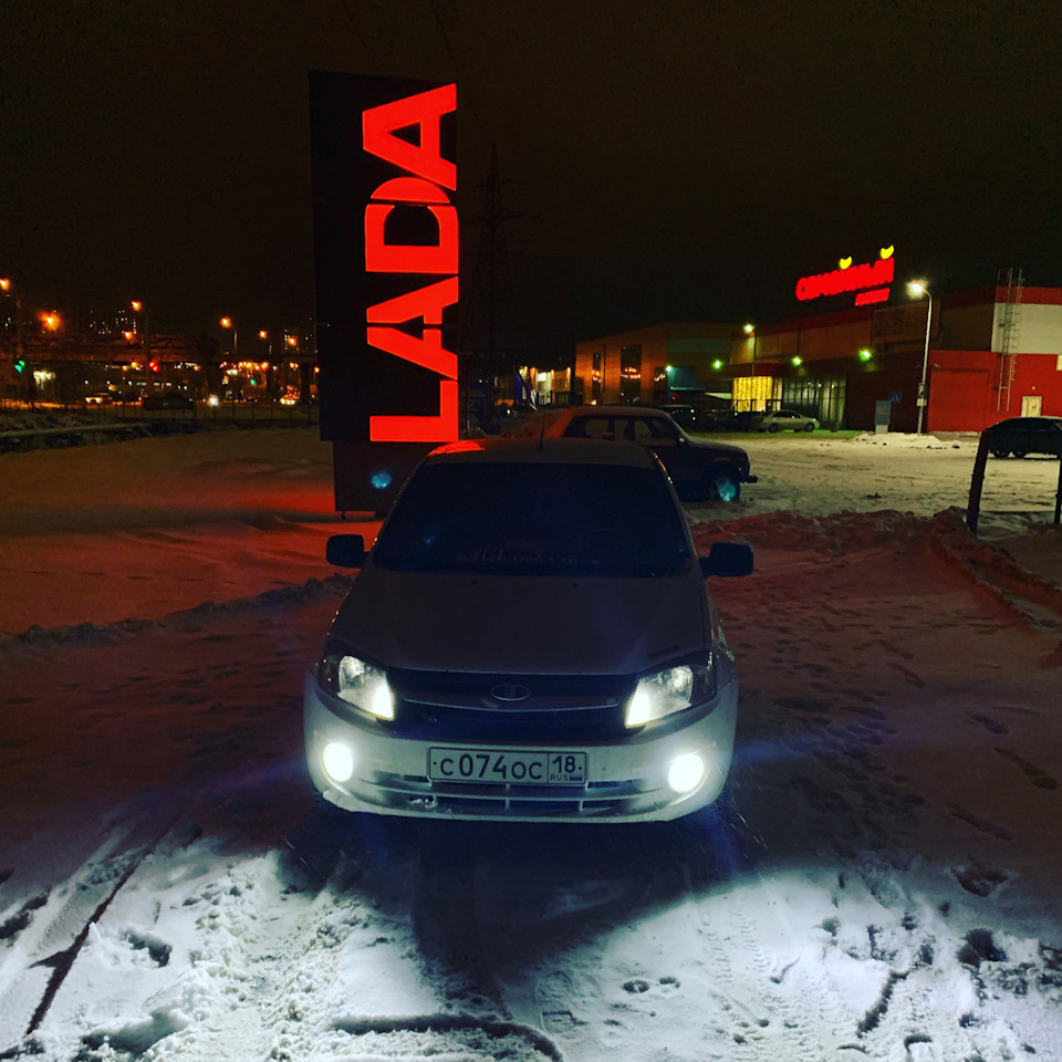 LED лампы ! — Lada Гранта (1G), 1,6 л, 2013 года | своими руками | DRIVE2