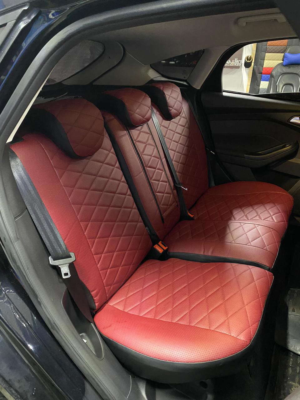 Установка чехлов на Форд Фокус 3 (индивидуальный пошив) — АВТОПИЛОТ на ...