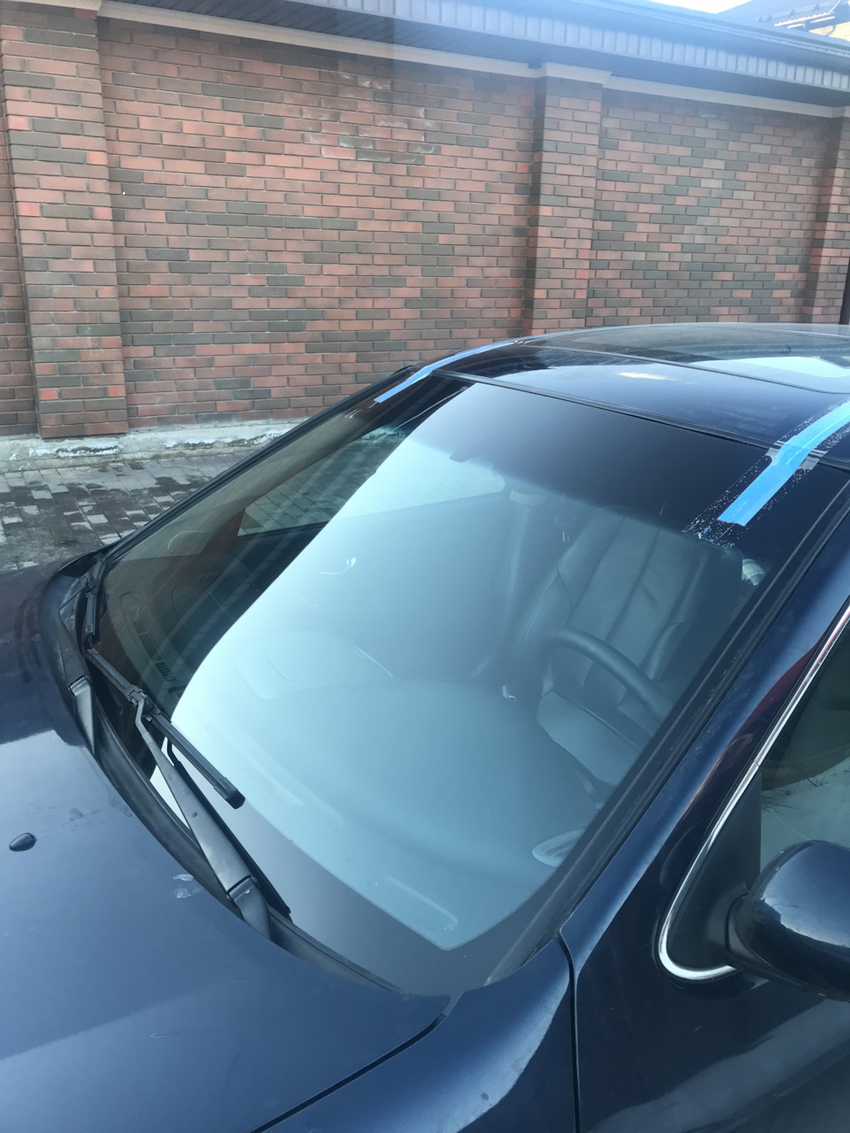 Замена лобового стекла — Nissan Maxima QX (A33), 2 л, 2002 года ...