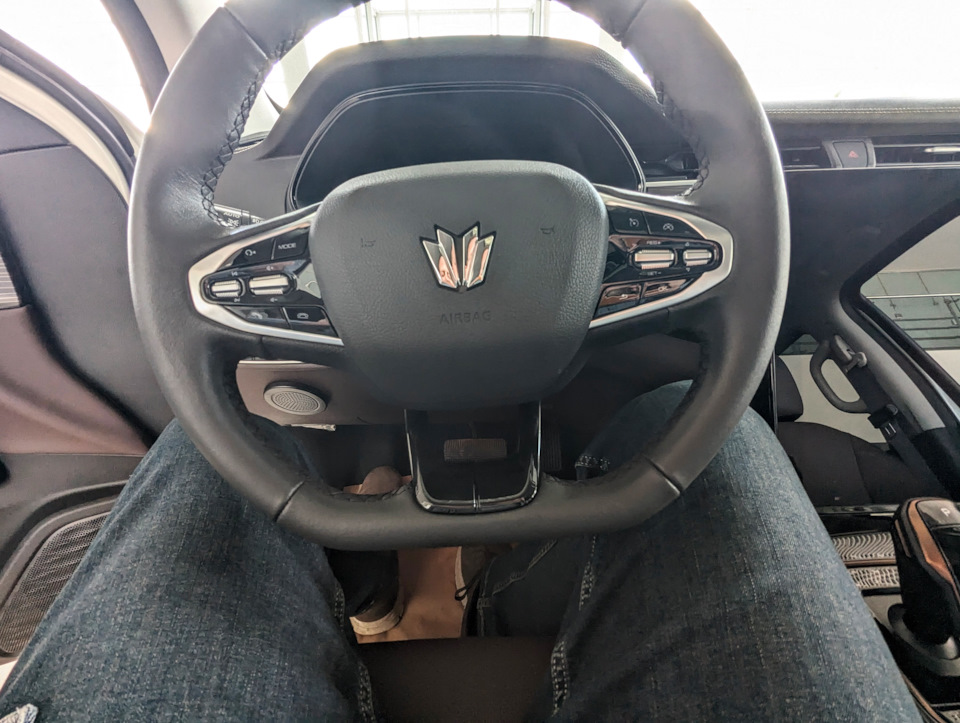 Руль Oting Paladin имеет крайне скудные настройки по высоте и вылету — Haval Dargo
