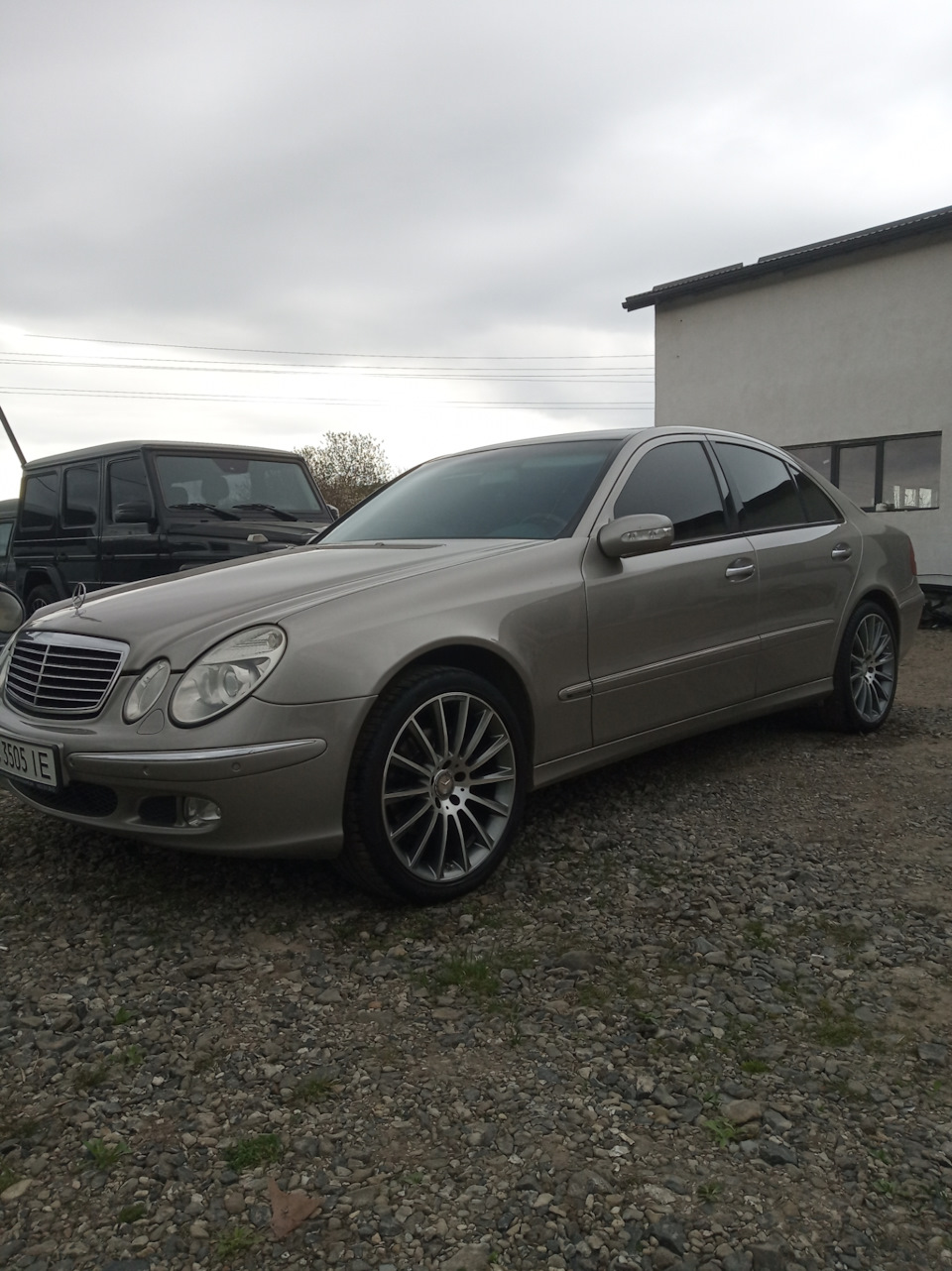 R-19 amg разноширы на matic — Mercedes-Benz E-class (W211), 3,2 л, 2005  года | колёсные диски | DRIVE2