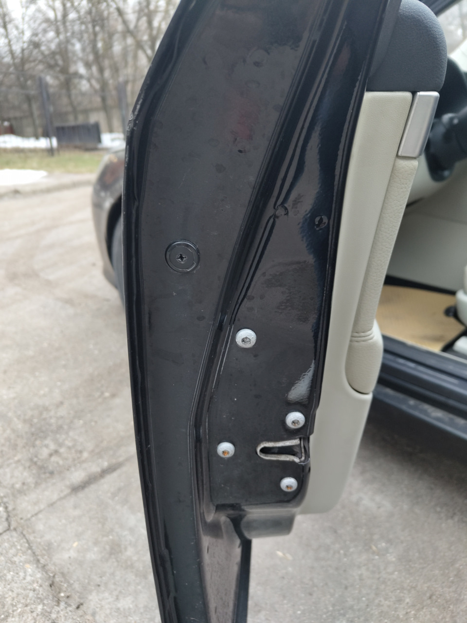 Люфт закусывает ручка водительской двери 9-3 — Saab 9-3 (2G), 2 л, 2008 ...