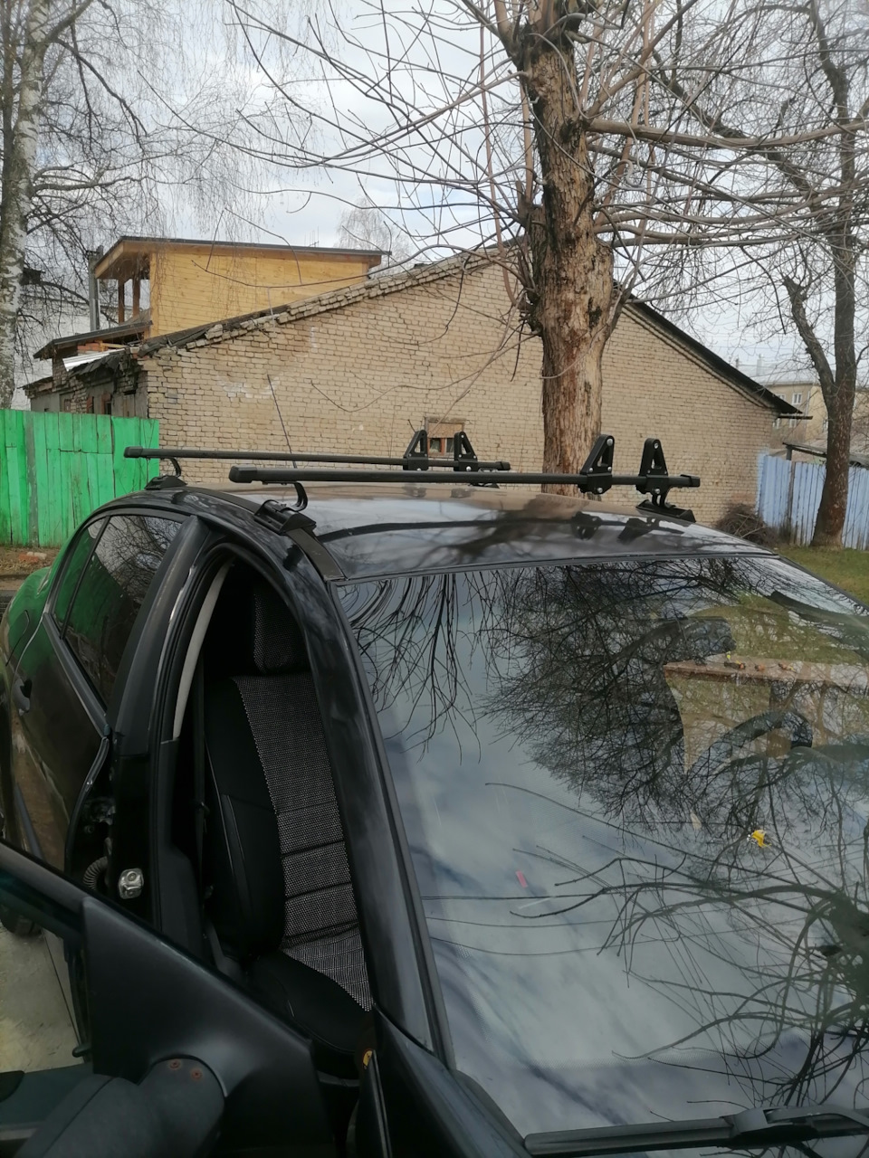 Багажник на Меган 2 от Ваз 2110. Муравей — Renault Megane II, 1,6 л ...